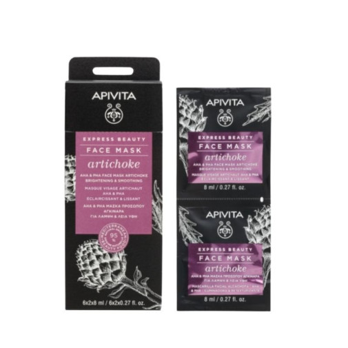 Apivita Mascarilla Alcachofa Iluminadora Retexturizante 2X8Ml