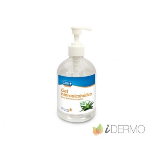 Gel Hidroalcohólico Glicerina Vegetal 500 Ml Care+