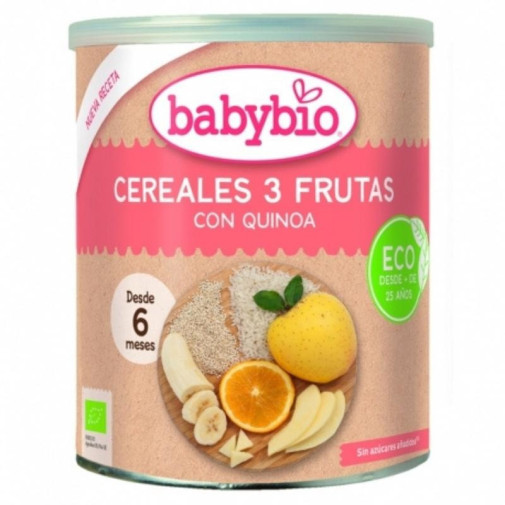 Cereales 3 Frutas Con Quinoa 220 Gr Babybio