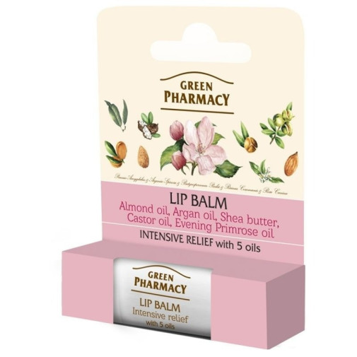 Bálsamo Labial Alivio Intensivo Con 5 Aceites 4.8 Gr Green Pharmacy