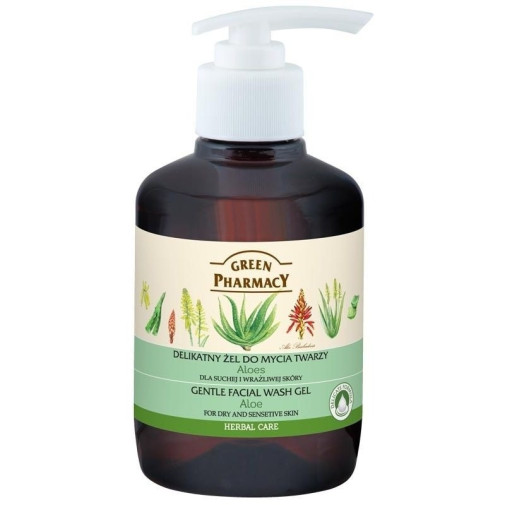 Gel Lavado Facial Suave Aloe Vera 270 Ml Green Pharmacy