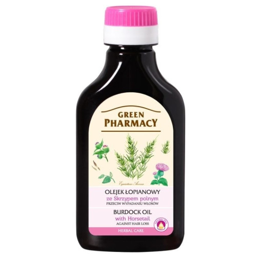 Aceite Capilar Bardana Y Cola De Caballo Pérdida De Cabello 100 Ml Green Pharmacy