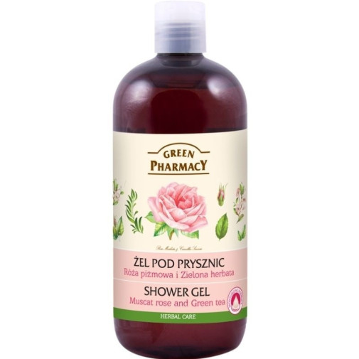 Gel De Ducha Rosa Mosqueta Y Te Verde 500 Ml Green Pharmacy