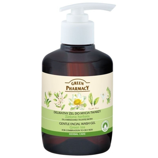 Gel Lavado Facial Suave Té Verde 270 Ml Green Pharmacy