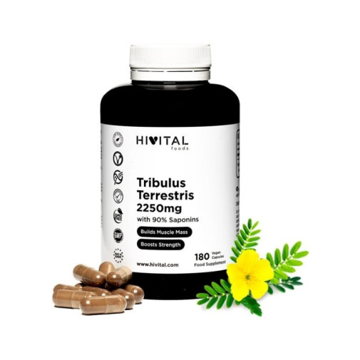 Tribulus Terrestris 2250 Mg 180 Cápsulas Hivital