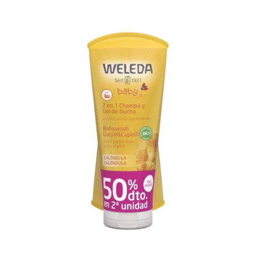 Champú Y Gel De Ducha De Caléndula Duplo 2X200 Ml Weleda