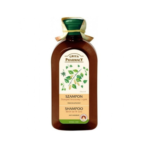 Champú Contra La Caspa Abedul Y Zinc 350 Ml Green Pharmacy