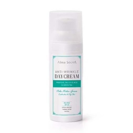 Crema De Día Antiarrugas Oil Free Spf 20 50 Ml Alma Secret