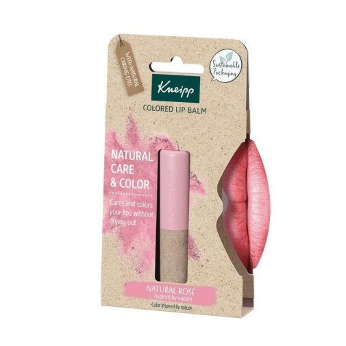 Bálsamo Labial Con Color Natural Rosé 3,5 Gr Kneipp