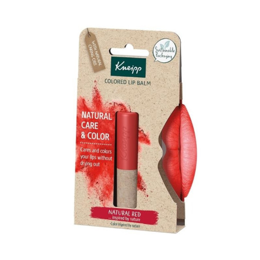 Bálsamo Labial Con Color Natural Red 3,5 Gr Kneipp