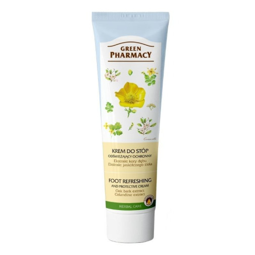 Crema Para Pies Con Corteza De Roble Y Celandina 100 Ml Green Pharmacy