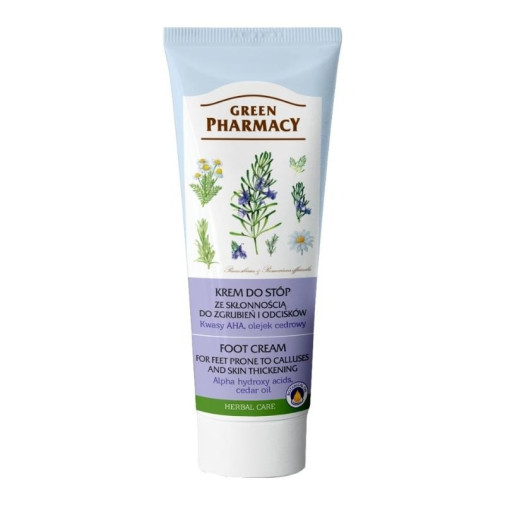 Crema Para Pies Con Ácido Alfa Y Cedro 75 Ml Green Pharmacy