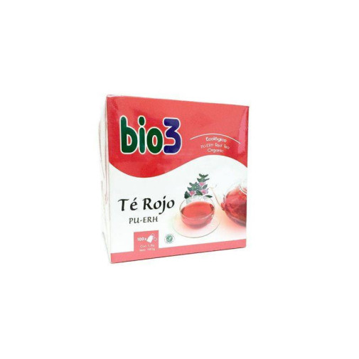 Bio3 Té Rojo Pu Erh Ecológico 100 Bolsitas